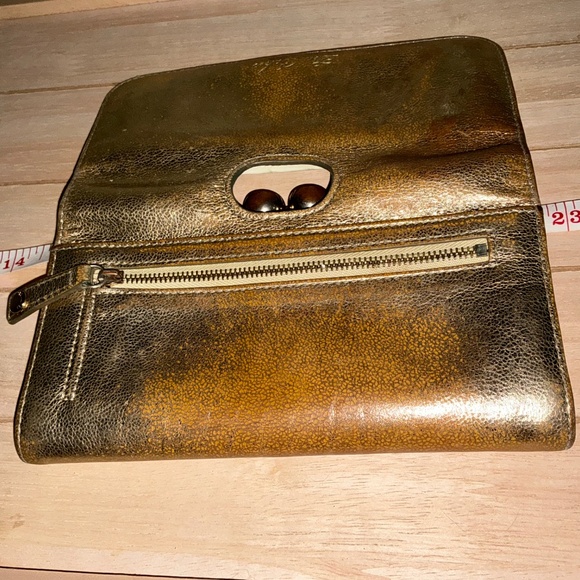 Ted Baker distressed antique gold wallet - Picture 4 of 4